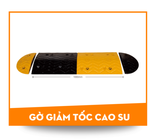 Gờ giảm tốc cao su - thép đúc