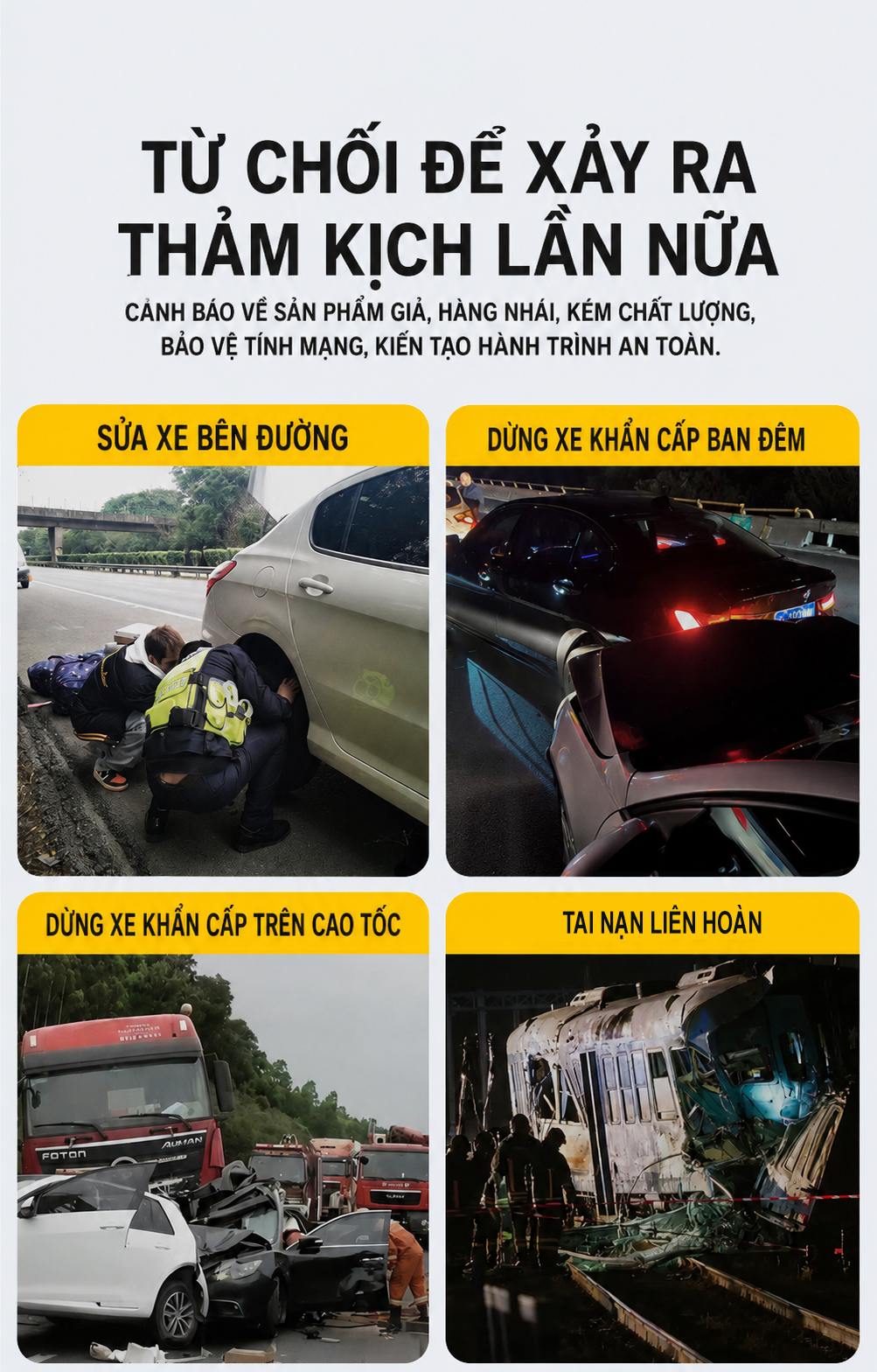 Đèn LED cảnh báo hình tam giác cho ô tô (05)
