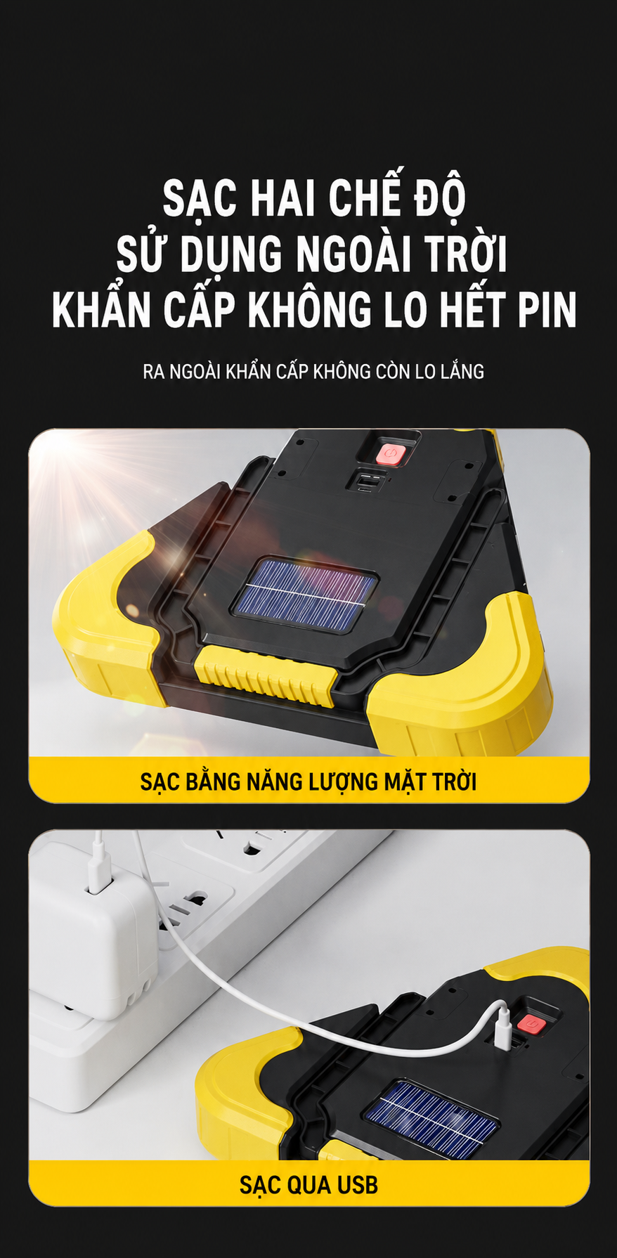 Đèn LED cảnh báo hình tam giác cho ô tô (11)
